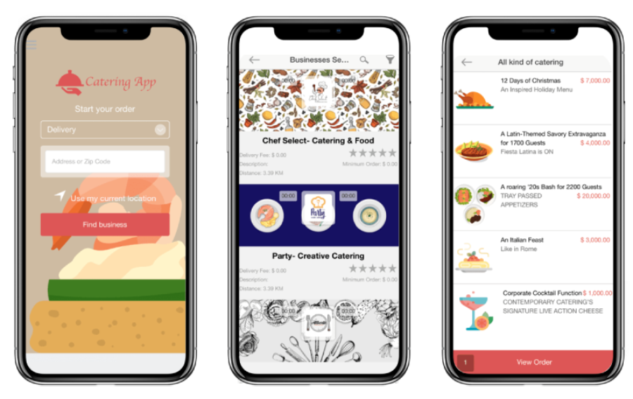 How to Develop On-Demand Catering Mobile App Cost Estimation