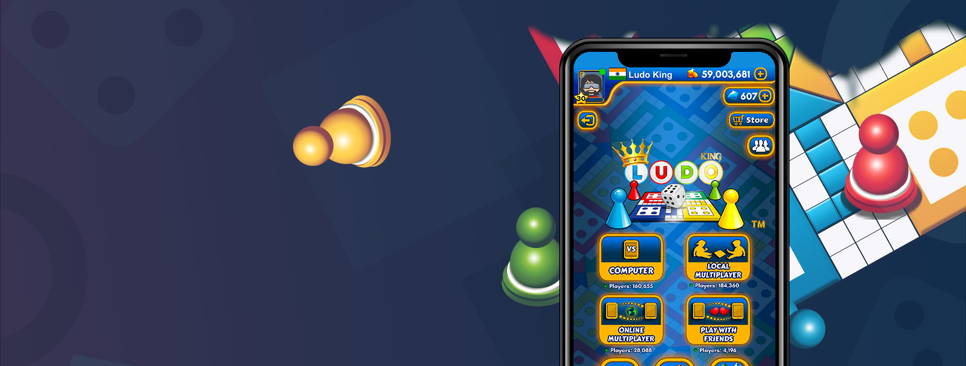 Ludo king online, free